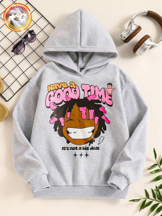 Hoodie Grey/Pink